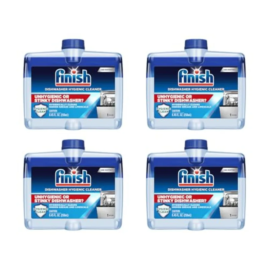Finish Dual Action Dishwasher Cleaner: Fight Grease and Limescale, Fresh 8.45 oz. Pack of 4
Finish Dual Action Dishwasher Cleaner: Fight Grease and Limescale, Fresh 8.45 oz. Pack of 4