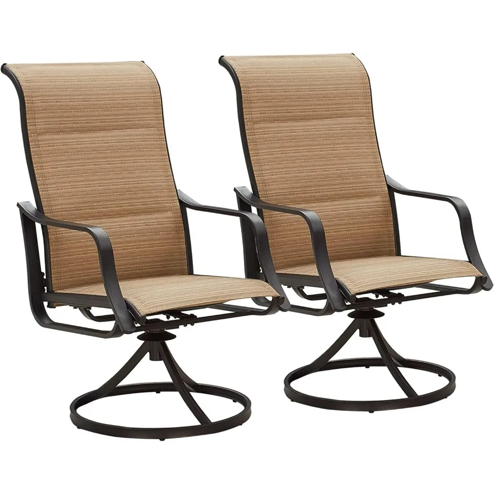 Top Space Patio Dining Chairs Textilene High Back Outdoor Swivel Rocker Set with All Weather Frame (Beige,Set of 2)
Top Space Patio Dining Chairs Textilene High Back Outdoor Swivel Rocker Set with All Weather Frame (Beige,Set of 2)
