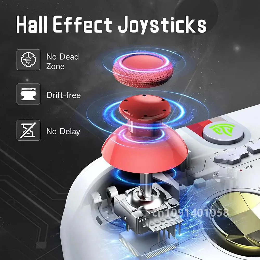 EasySMX X15 RGB Wireless Gamepad, Bluetooth Gaming Controller Compatible with PC Windows/Switch/Phone/TV, Mapping Hall Effect
EasySMX X15 RGB Wireless Gamepad, Bluetooth Gaming Controller Compatible with PC Windows/Switch/Phone/TV, Mapping Hall Effect