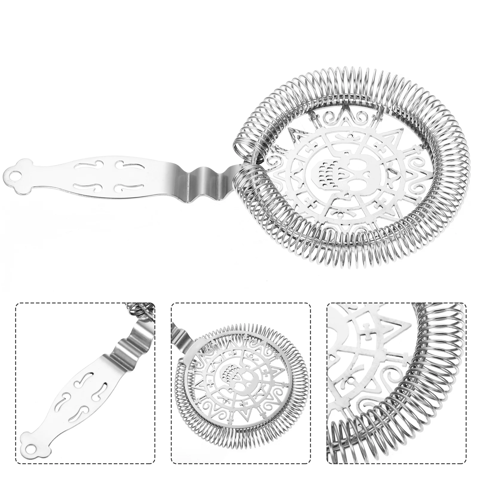 Stainless Steel Ice Filter Strainer Cocktail Mixologists Cubes Bar Bartenders Professional Supplies Barware
Stainless Steel Ice Filter Strainer Cocktail Mixologists Cubes Bar Bartenders Professional Supplies Barware