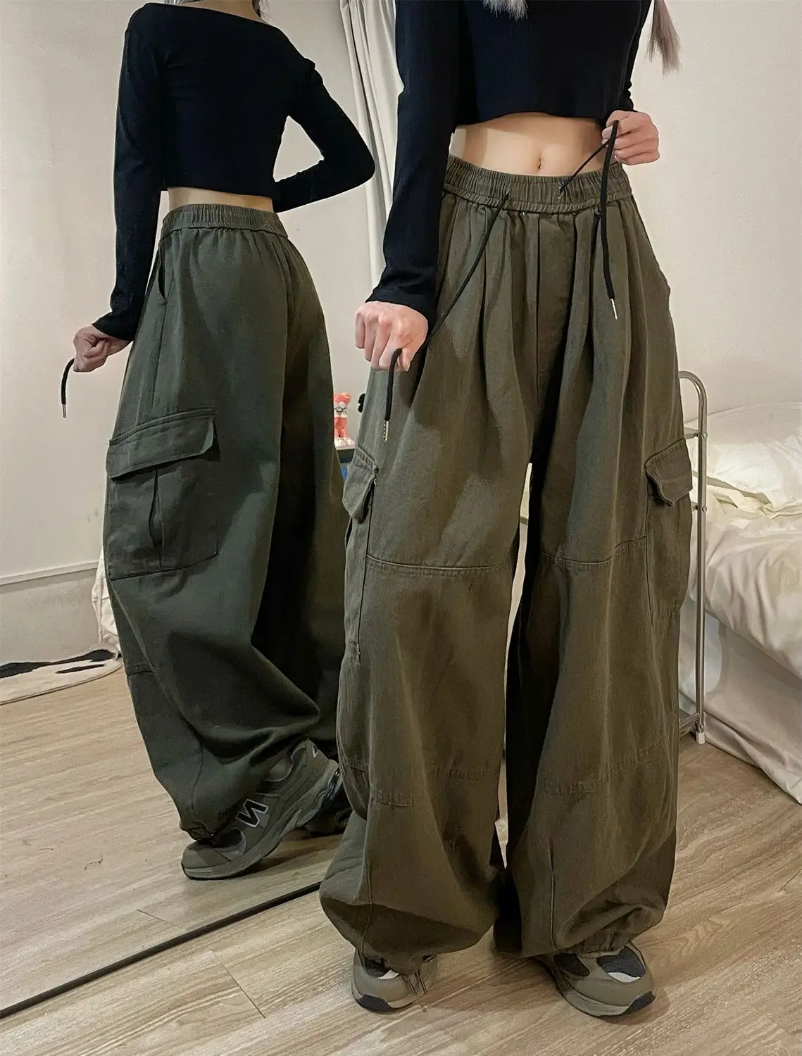 High Street Girl Dopamine Dark Multi Color Work Pants For Women Loose Floor Casual Pants Cotton Pants
High Street Girl Dopamine Dark Multi Color Work Pants For Women Loose Floor Casual Pants Cotton Pants