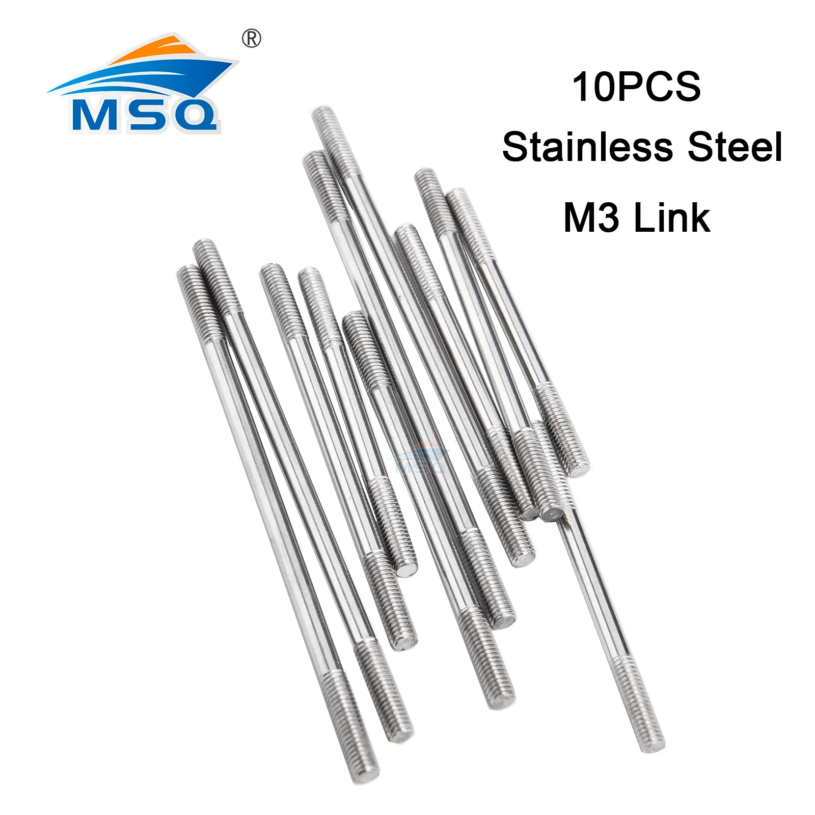 10 шт. толкатели из нержавеющей стали M3 L25/30/35/40/45/50/55/60/65/75/85/95/100/110/120/130/140/150/200/300 мм M3Link для радиоуправляемой лодки/автомобиля
10 шт. толкатели из нержавеющей стали M3 L25/30/35/40/45/50/55/60/65/75/85/95/100/110/120/130/140/150/200/300 мм M3Link для радиоуправляемой лодки/автомобиля