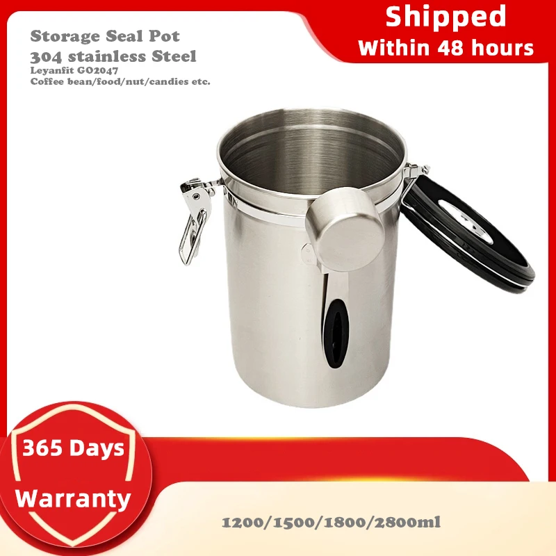 2800ML Stainless Steel Airtight Coffee Container Storage Canister Set Coffee Jar Canister With Lid & Scoop For Coffee Beans Tea
2800ML Stainless Steel Airtight Coffee Container Storage Canister Set Coffee Jar Canister With Lid & Scoop For Coffee Beans Tea