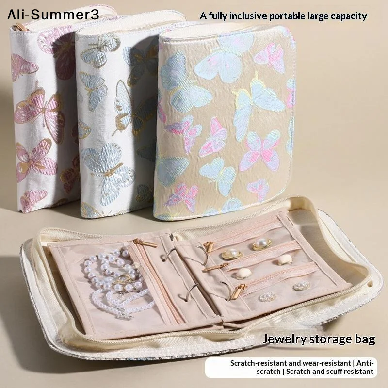 【3Y6】Portable PU Jewelry Storage Book Jewellery Binder, Jewelry Organizer Roll, Small Anti Oxidation Jewelry Storage Bag 1PC
【3Y6】Portable PU Jewelry Storage Book Jewellery Binder, Jewelry Organizer Roll, Small Anti Oxidation Jewelry Storage Bag 1PC