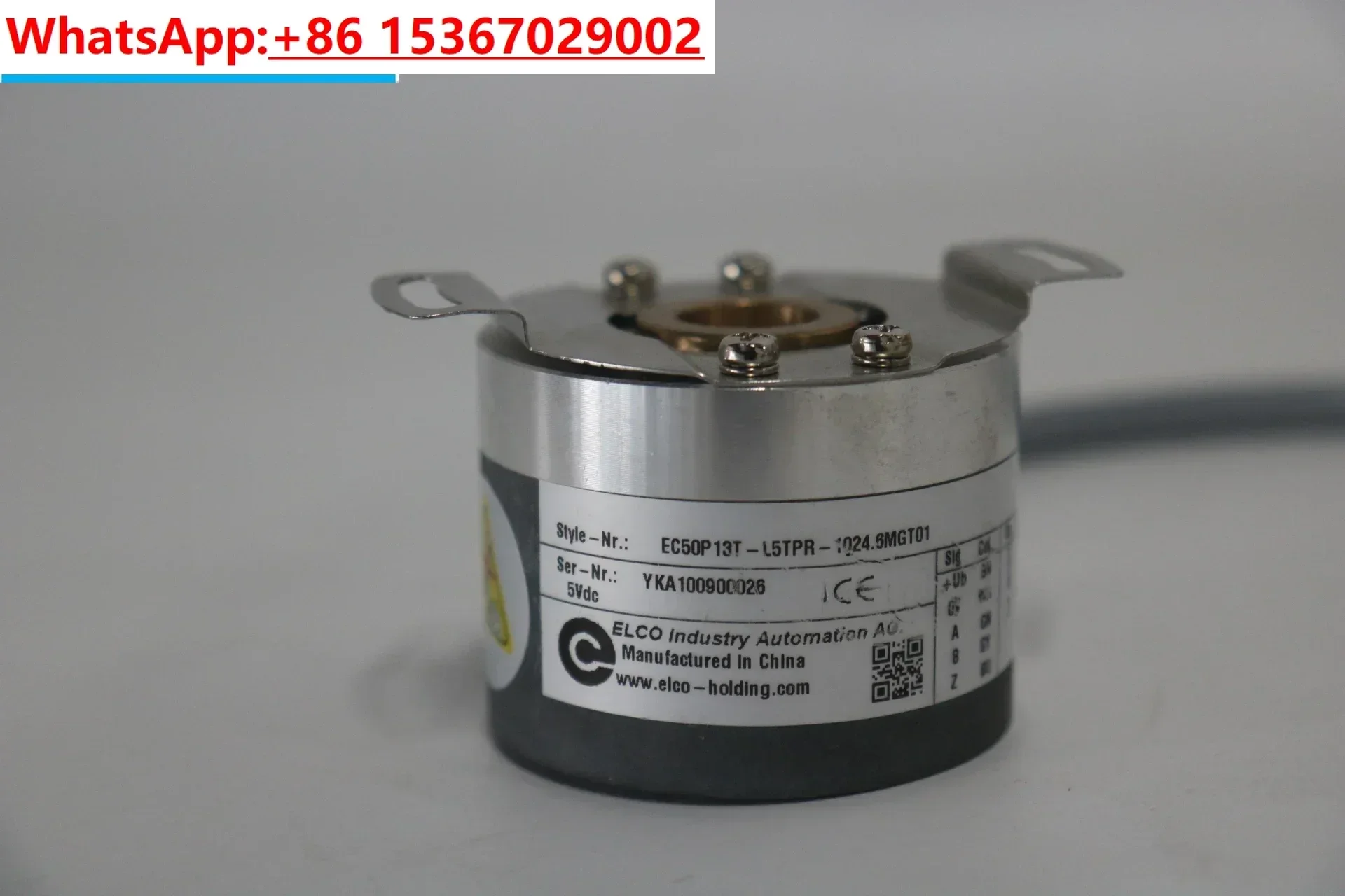 Оптоэлектронный полый поворотный энкодер Yike EC50P13T-L5TPR Гуанчжоу с ЧПУ 980, кодировщик двигателя
Оптоэлектронный полый поворотный энкодер Yike EC50P13T-L5TPR Гуанчжоу с ЧПУ 980, кодировщик двигателя
