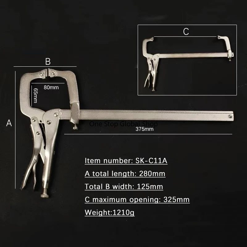 C-Type Universal Welding F Adjustable Slide Rod Powerful Fixed Woodworking
C-Type Universal Welding F Adjustable Slide Rod Powerful Fixed Woodworking