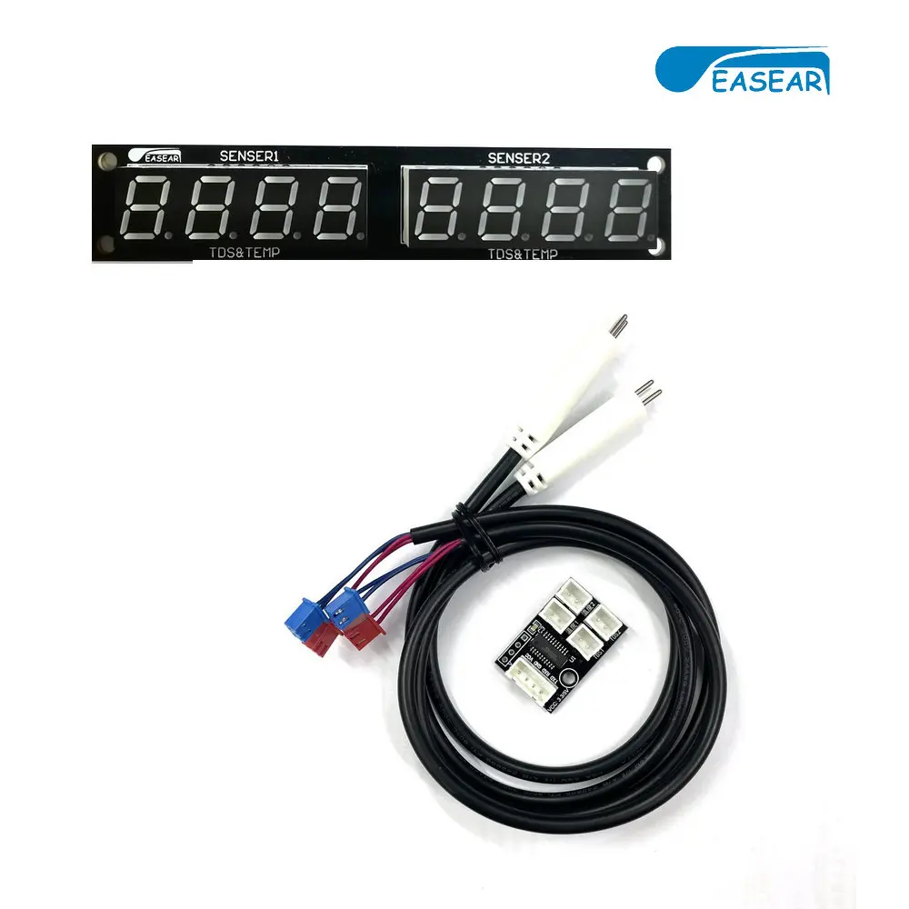 TDS Water Quality Detection Scheme Two-way Sensor Display Panel with Temperature Conductivity Module
TDS Water Quality Detection Scheme Two-way Sensor Display Panel with Temperature Conductivity Module