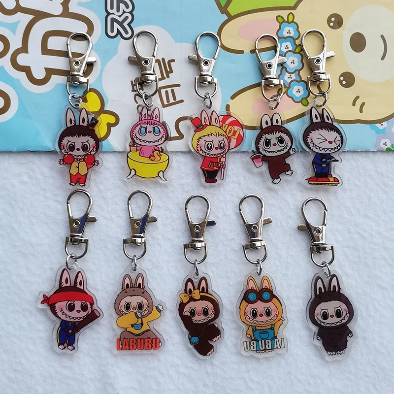 Anime Labubu Lamb Keychain Mobile Phone Chain Acrylic Animal Spirit Key Ring Pendant Accessories Jewelry Fans Gifts
Anime Labubu Lamb Keychain Mobile Phone Chain Acrylic Animal Spirit Key Ring Pendant Accessories Jewelry Fans Gifts