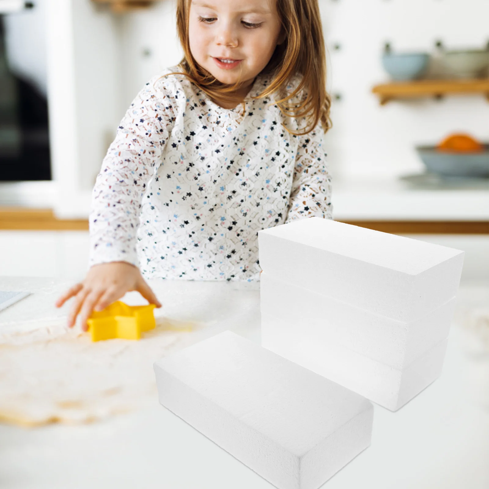 4Pcs White Foam Block DIY Craft Supplies Painting Square Foam Cubes for Art Projects School Decoration Blocks for Crafts
4Pcs White Foam Block DIY Craft Supplies Painting Square Foam Cubes for Art Projects School Decoration Blocks for Crafts