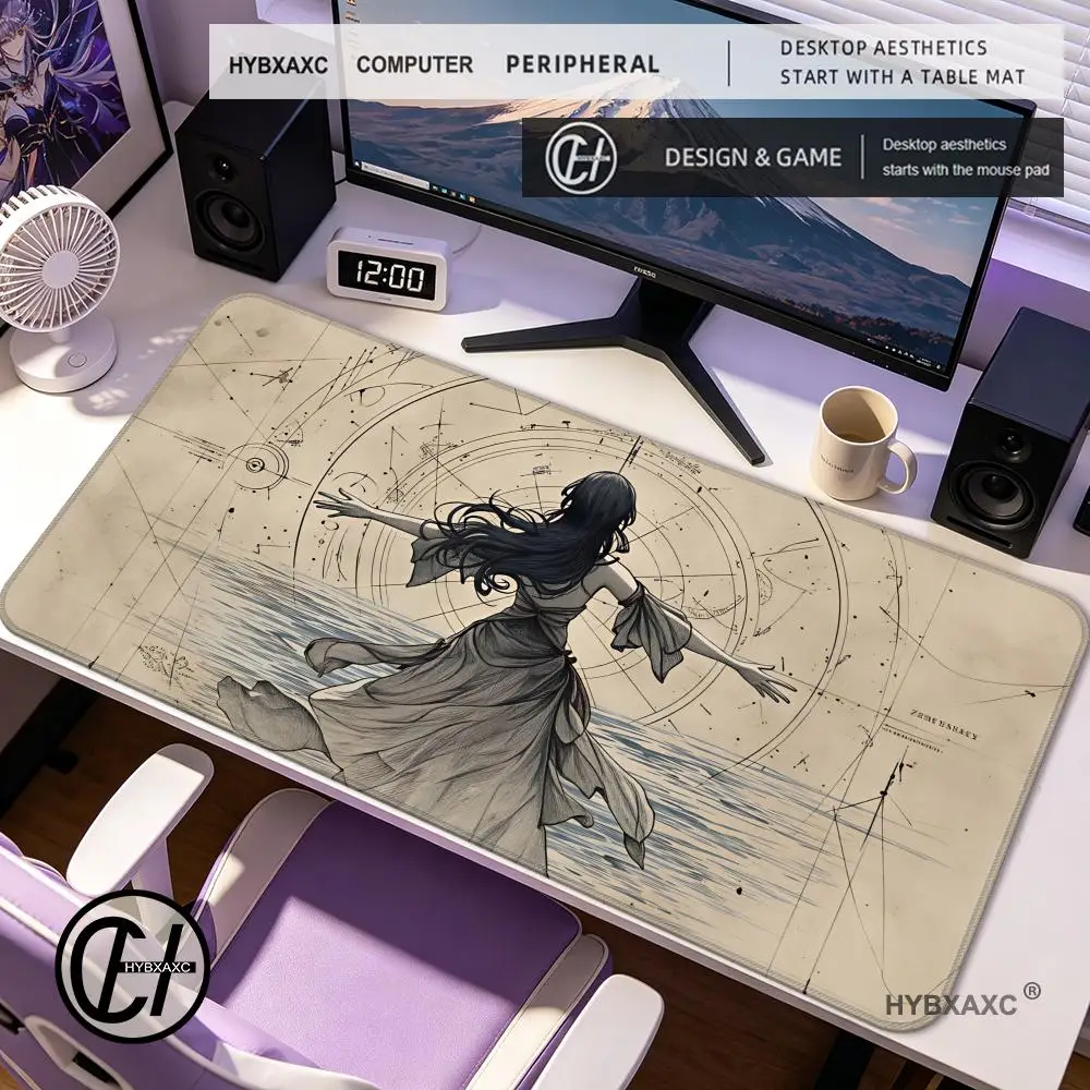 HYBXAXC Vintage Sketch Art Gaming Mouse Pad, Mysterious Girl with Star Map Pattern, Large Non-Slip Desk Mat for Gamer
HYBXAXC Vintage Sketch Art Gaming Mouse Pad, Mysterious Girl with Star Map Pattern, Large Non-Slip Desk Mat for Gamer