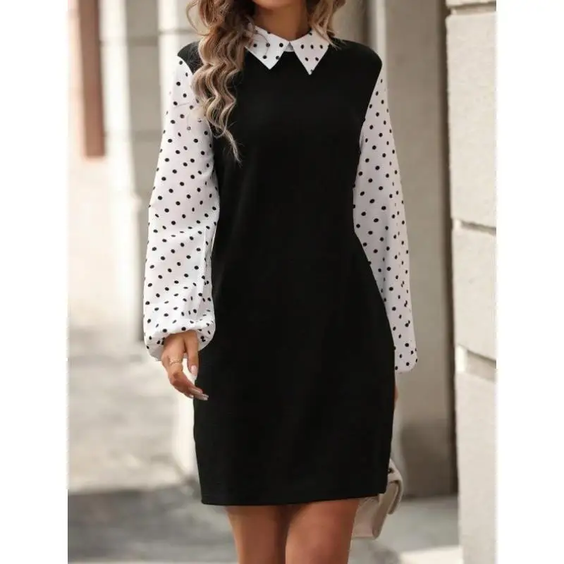 Осенний новый женский лоскутный костюм в горошек с принтом Lantern Sve Dr, повседневный спортивный костюм Seven Sve, длина бренда без бренда
Осенний новый женский лоскутный костюм в горошек с принтом Lantern Sve Dr, повседневный спортивный костюм Seven Sve, длина бренда без бренда