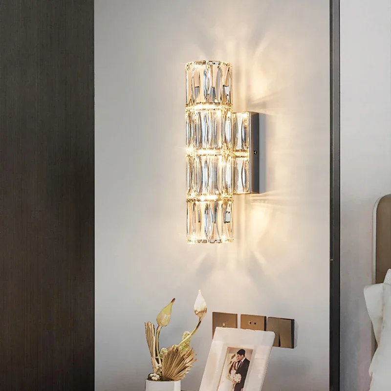 2025 Modern Luxurious Crystal Wall Lamp Living Room TV Bedside Wall Lamp Porch Aisle Ceiling Lamps Interior Decorationled Lighti
2025 Modern Luxurious Crystal Wall Lamp Living Room TV Bedside Wall Lamp Porch Aisle Ceiling Lamps Interior Decorationled Lighti