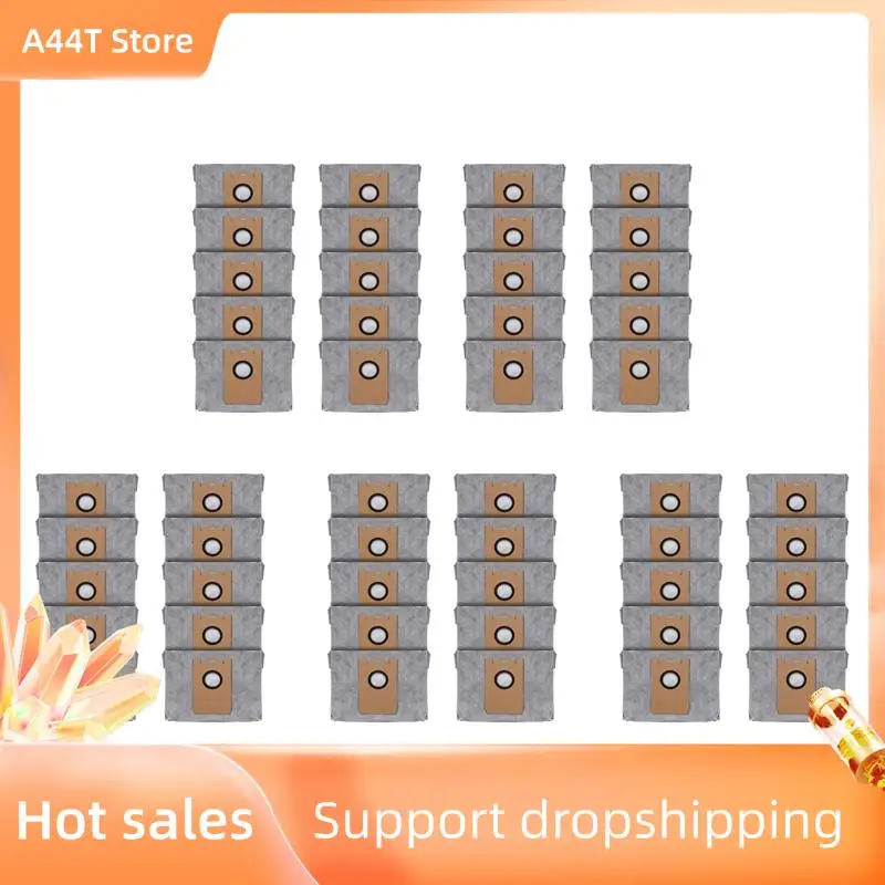 A44T 50 Pcs Dust Bags For Eufy Robovac L35 Hybrid LR30 Hybrid LR20 Auto-Empty Station, With Activated Carbon Fabric
A44T 50 Pcs Dust Bags For Eufy Robovac L35 Hybrid LR30 Hybrid LR20 Auto-Empty Station, With Activated Carbon Fabric