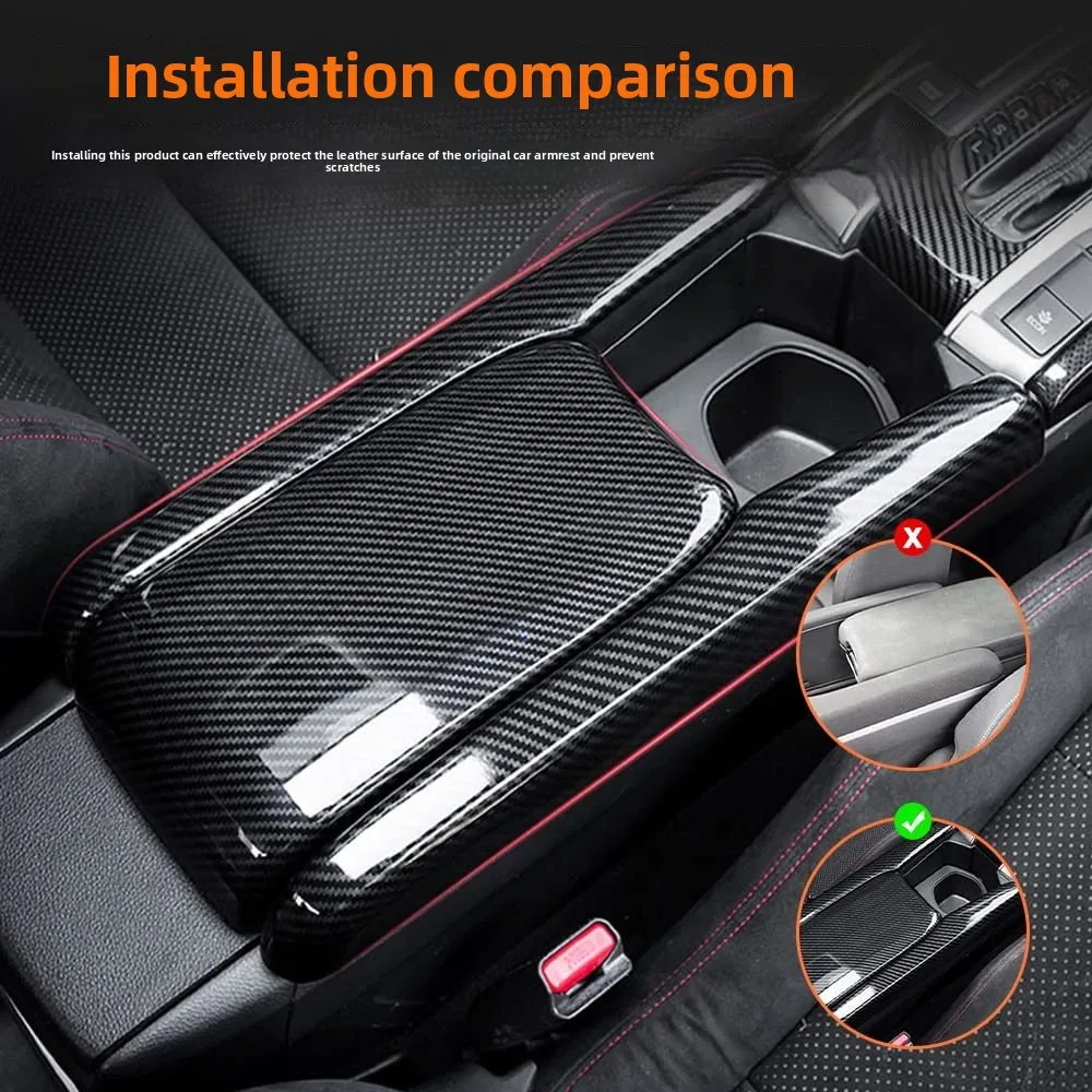 For HONDA 2016-2021 10th CIVIC SEDAN HATCHBACK TYPE-R Central armrest box protective cover, decorative cover, interior supplies
For HONDA 2016-2021 10th CIVIC SEDAN HATCHBACK TYPE-R Central armrest box protective cover, decorative cover, interior supplies