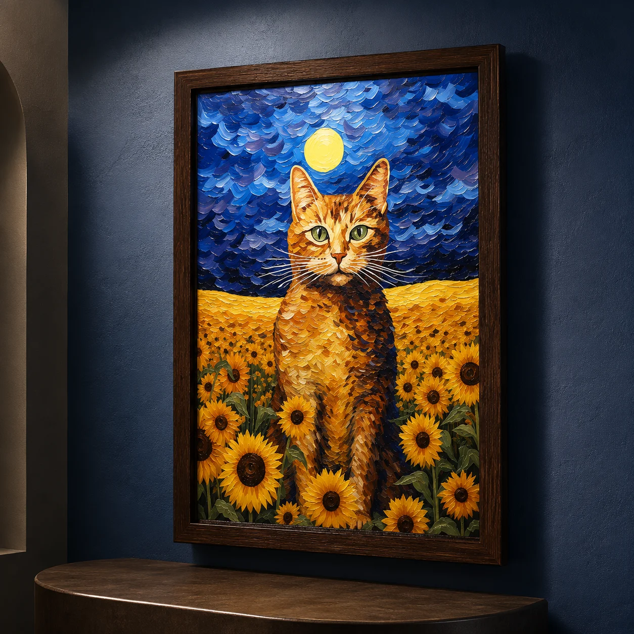 Nordic Wall Art Cat Sunflowers Wall Art Van Gogh Style Canvas Painting Modern Style Poster Prints Bedroom Living Room Wall Decor
Nordic Wall Art Cat Sunflowers Wall Art Van Gogh Style Canvas Painting Modern Style Poster Prints Bedroom Living Room Wall Decor