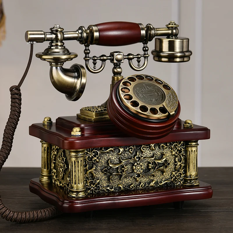 American retro telephone landline home European wired telephone Chinese antique wireless card phone
American retro telephone landline home European wired telephone Chinese antique wireless card phone