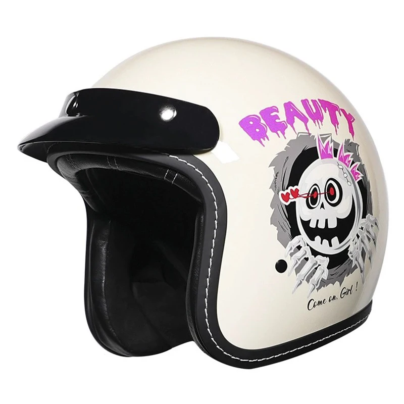 Classic Retro Open Motorcycle Helmet 3/4 DOT Approved Cruising Motorcycle Motorcycle Helmet for Adults Men and Women
Classic Retro Open Motorcycle Helmet 3/4 DOT Approved Cruising Motorcycle Motorcycle Helmet for Adults Men and Women