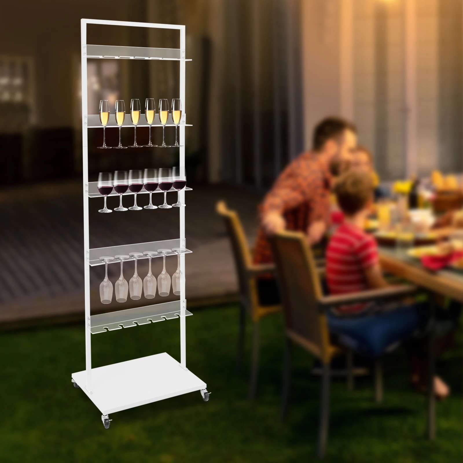 Elegant Stemware Holder With Large Stable Base, Vertical Space-Saving Design, Simple Assembly & Effortless Cleaning For Home
Elegant Stemware Holder With Large Stable Base, Vertical Space-Saving Design, Simple Assembly & Effortless Cleaning For Home