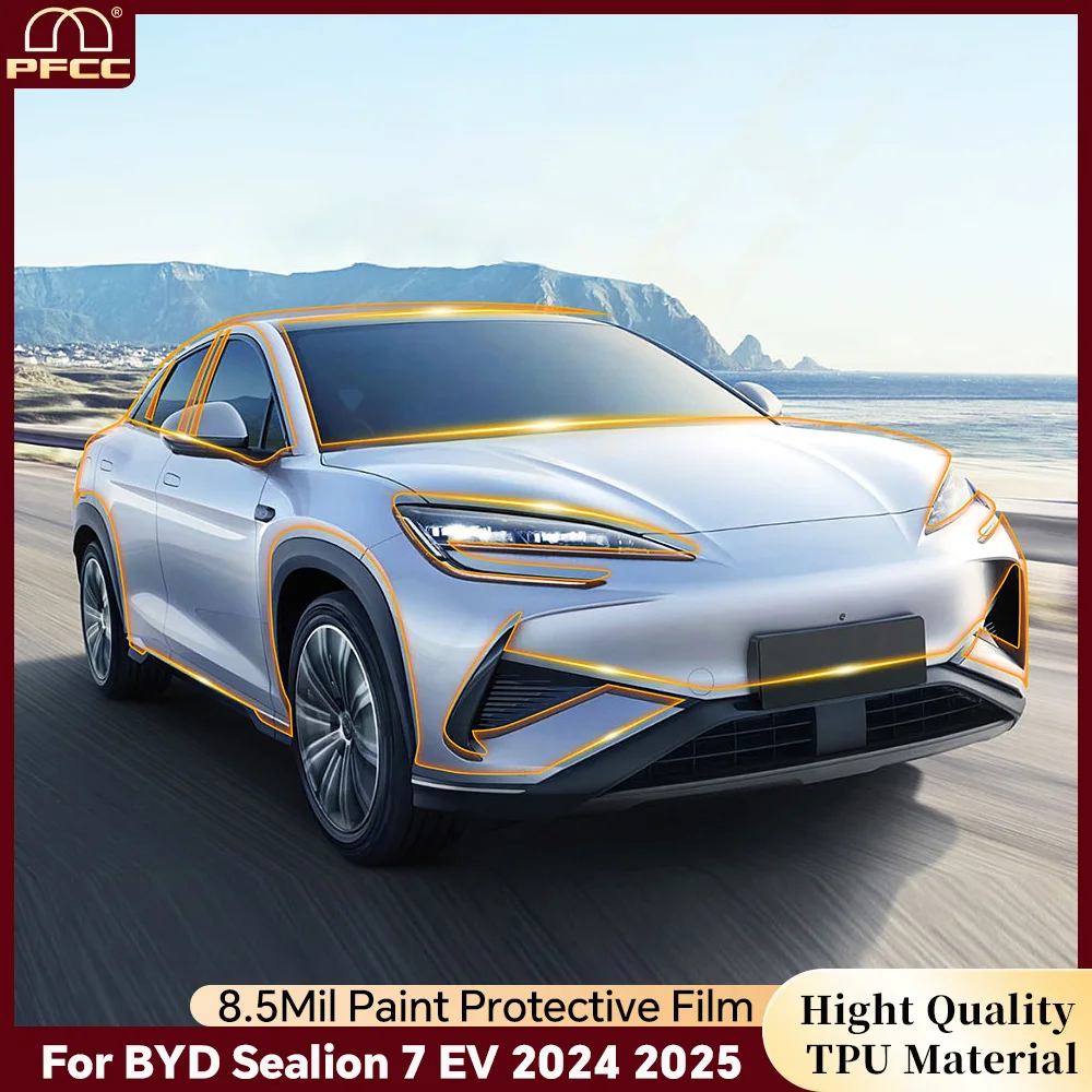 9Mil TPU Anti-scratch Paint Protection Film For BYD Sealion 7 EV 2024 2025 TPU Car Body Pre-cut PPF Clear Bra Kit Resistant
9Mil TPU Anti-scratch Paint Protection Film For BYD Sealion 7 EV 2024 2025 TPU Car Body Pre-cut PPF Clear Bra Kit Resistant