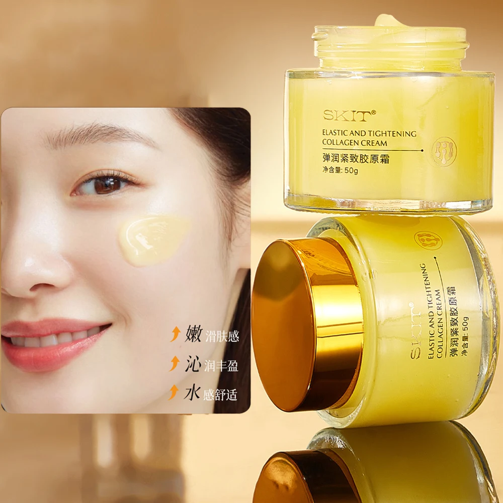 Elastic Tightening Collagen Cream Facial Care Moisturizing Improve Skin Rough Dry Reduce Wrinkles Face Cream Korean Skin Care
Elastic Tightening Collagen Cream Facial Care Moisturizing Improve Skin Rough Dry Reduce Wrinkles Face Cream Korean Skin Care