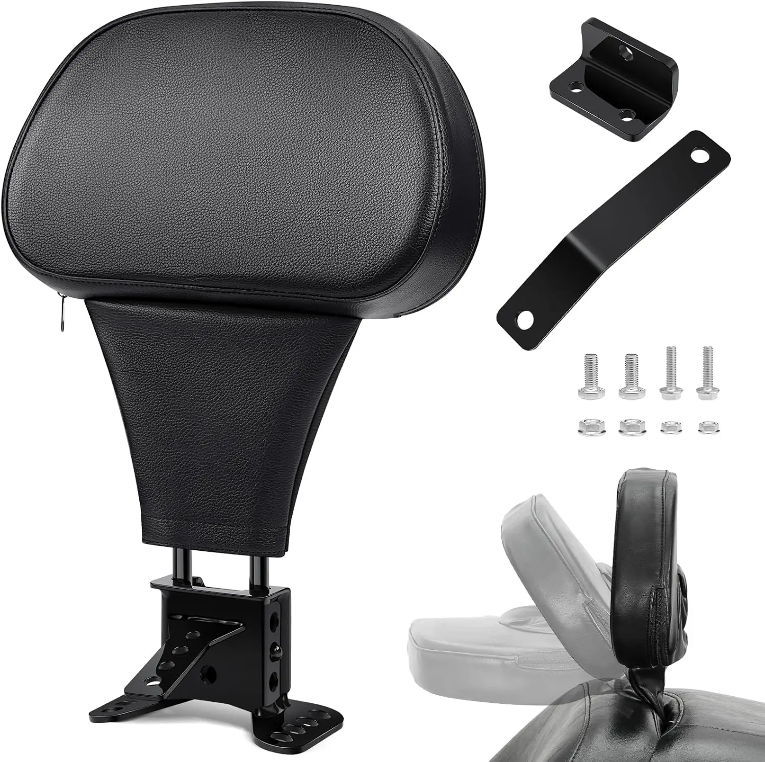 Detachable Adjustable Plug-in Rider Backrest For Touring Road Glide Electra Glide Street Glide Road King 1988-2024 Black
Detachable Adjustable Plug-in Rider Backrest For Touring Road Glide Electra Glide Street Glide Road King 1988-2024 Black