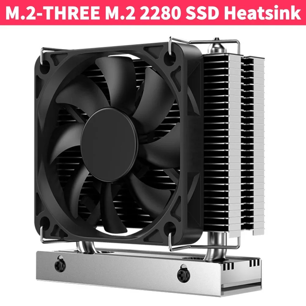 M.2-THREE M.2 2280 SSD Heatsink with 6010 Fan Radiator Heatsink PCIe4.0/5.0 Hard Disk Heat Sink Cooling Thermal Pad for PC
M.2-THREE M.2 2280 SSD Heatsink with 6010 Fan Radiator Heatsink PCIe4.0/5.0 Hard Disk Heat Sink Cooling Thermal Pad for PC