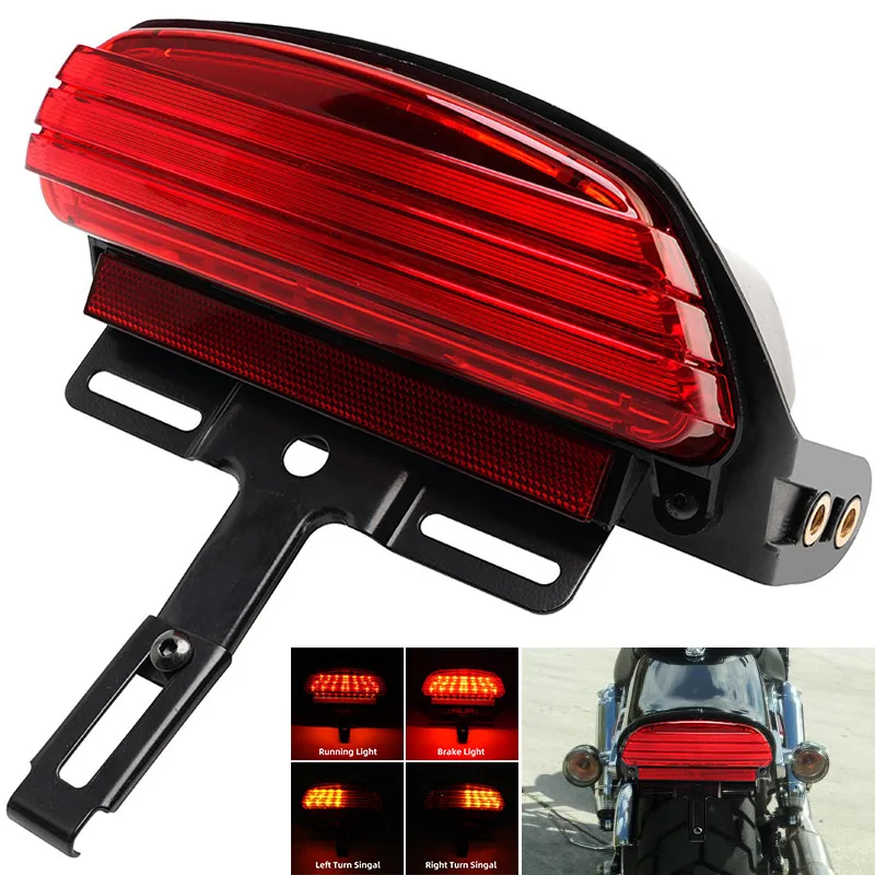 Motorcycle LED Taillight Tri-Bar Rear Fender Brake Tail Lamp Turn Signal Light Fit For Harley Dyna Fat Bob Softail 2006-2015
Motorcycle LED Taillight Tri-Bar Rear Fender Brake Tail Lamp Turn Signal Light Fit For Harley Dyna Fat Bob Softail 2006-2015