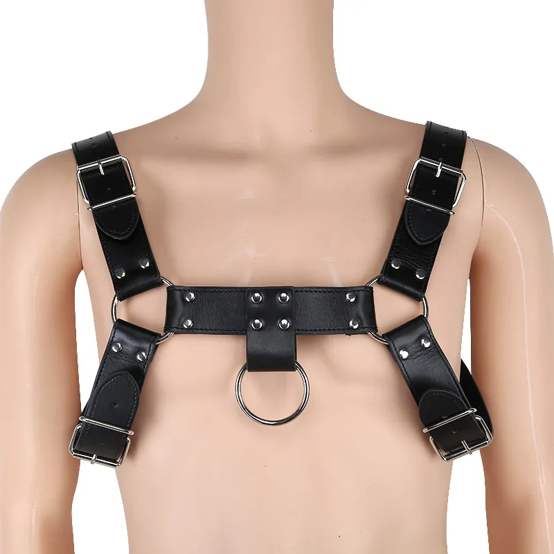 Men Leather Chest Harness Adjustable Body Bondage Strap Punk Male Lingerie Costume Exotic Accessories
Men Leather Chest Harness Adjustable Body Bondage Strap Punk Male Lingerie Costume Exotic Accessories