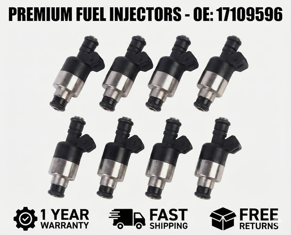 8x Brand New Fuel Injectors 17109596 For Chevy Silverado Suburban GMC Sierra 7.4L V8 454 Vortec Nozzle Valve 17113221 FJ241 Kit
8x Brand New Fuel Injectors 17109596 For Chevy Silverado Suburban GMC Sierra 7.4L V8 454 Vortec Nozzle Valve 17113221 FJ241 Kit