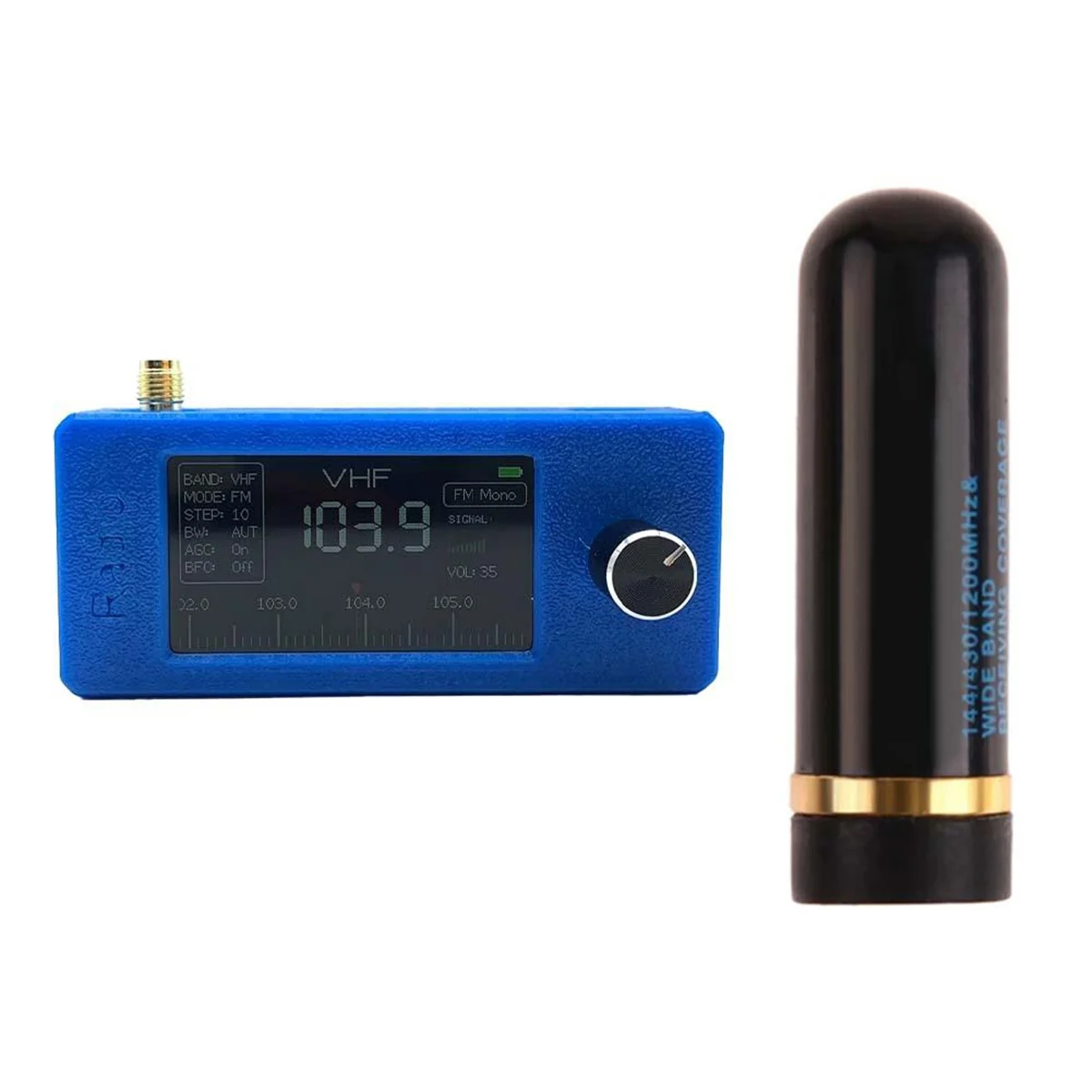 Practical 0.5khz-181mhz Portable Radio1.9inch IPS Screen Pocket Radio with Antenna All Band Radio Receiver HF SW MW VHF Radio C
Practical 0.5khz-181mhz Portable Radio1.9inch IPS Screen Pocket Radio with Antenna All Band Radio Receiver HF SW MW VHF Radio C
