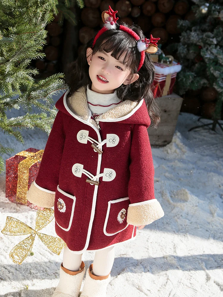 Детское зимнее шерстяное пальто для девочек с флисовой подкладкой, удлиненное, красное, утепленное, прямого кроя
Детское зимнее шерстяное пальто для девочек с флисовой подкладкой, удлиненное, красное, утепленное, прямого кроя