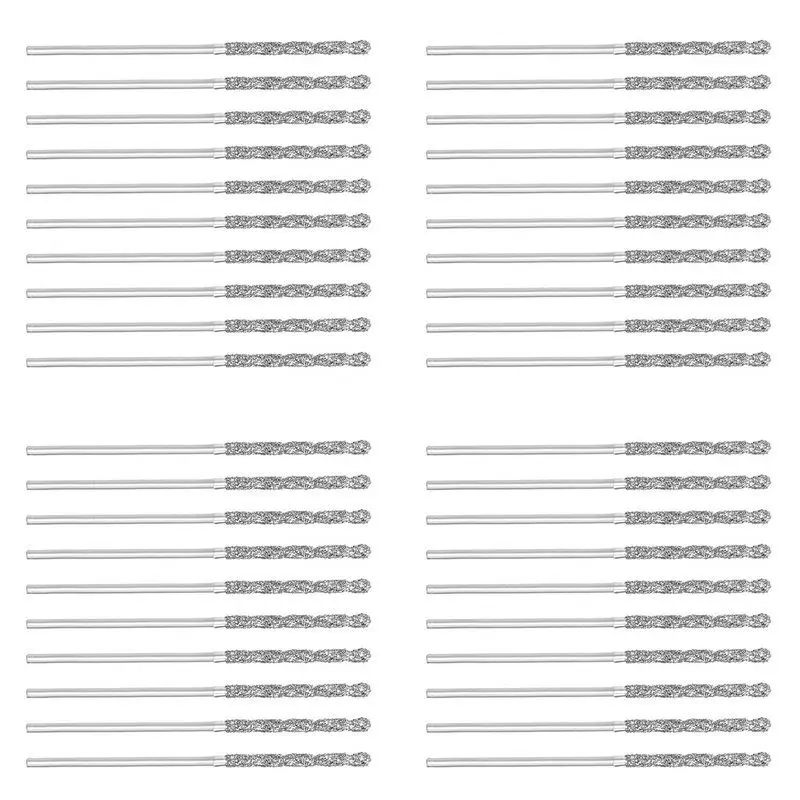 AFOURT-80Pcs 1Mm/0.04Inch Diamond Twist Drill Bits High Speed Steel HSS For Glass Sea Shells Stone Tiles
AFOURT-80Pcs 1Mm/0.04Inch Diamond Twist Drill Bits High Speed Steel HSS For Glass Sea Shells Stone Tiles
