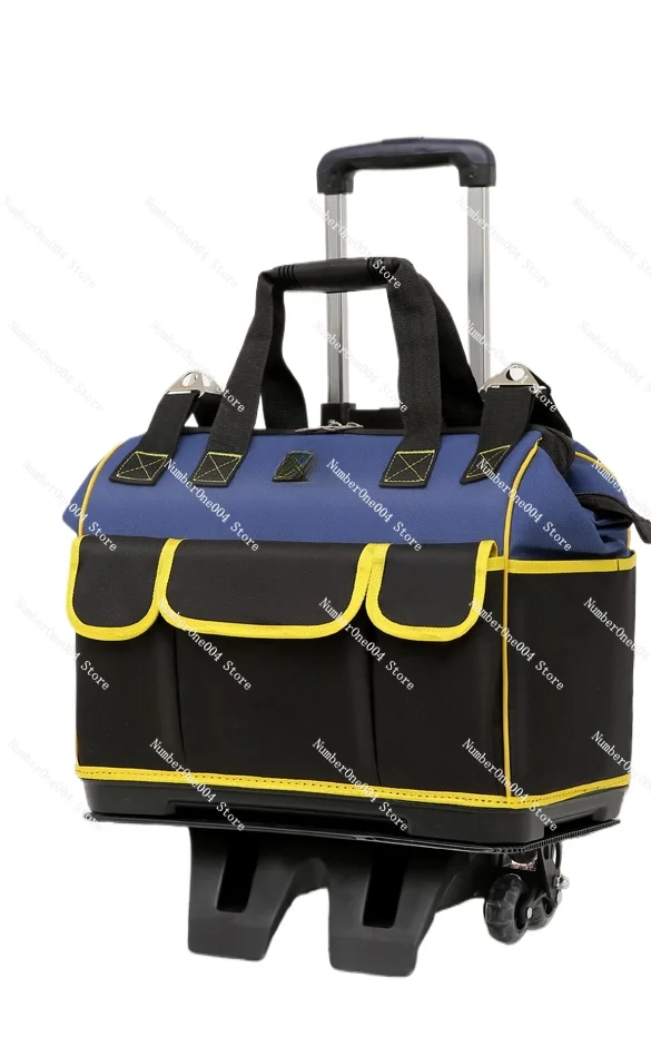 Applicable to Kit Trolley Roller Canvas Thickened Multi-Functional Large Capacity Wear-Resistant Repair Electrician Toolbox
Applicable to Kit Trolley Roller Canvas Thickened Multi-Functional Large Capacity Wear-Resistant Repair Electrician Toolbox
