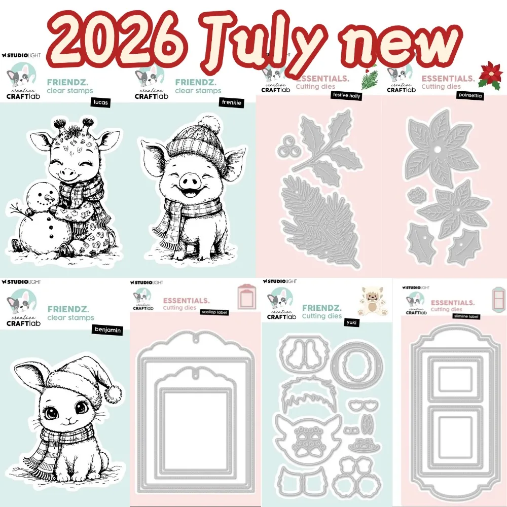 2026 July new Clear Stamp and Metal Cutting Dies Seal for DIY Die Scrapbooking photo album Card Making Decoration Supplies
2026 July new Clear Stamp and Metal Cutting Dies Seal for DIY Die Scrapbooking photo album Card Making Decoration Supplies