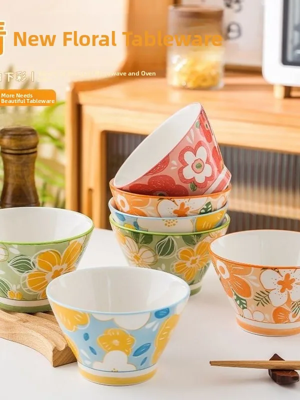 Чаша для дефета Cerc, противоожоговая миска для риса с высокой ножкой, салатница с цветочным узором, миска для домашнего использования, японский фарфор
Чаша для дефета Cerc, противоожоговая миска для риса с высокой ножкой, салатница с цветочным узором, миска для домашнего использования, японский фарфор