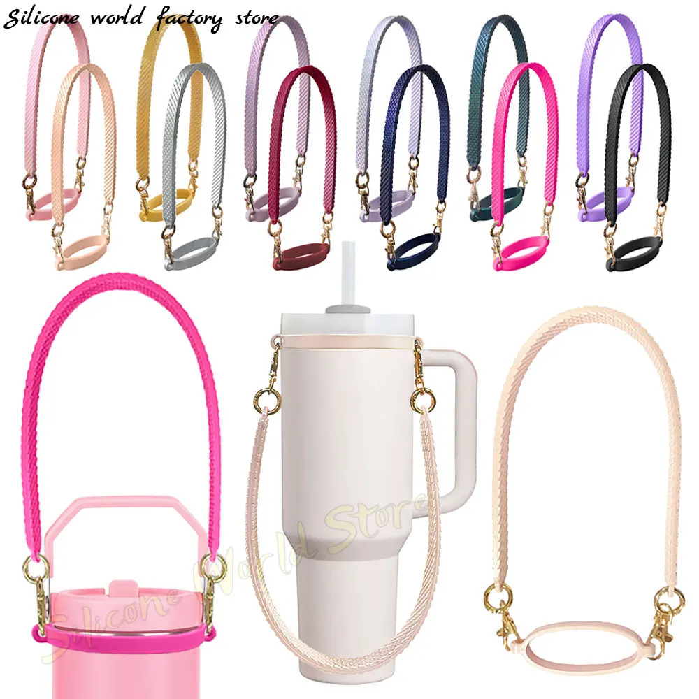SW Silicone Water Bottle Handle Strap Water Cup Sling Carrier Holder Hanging Rope Fit Most 8-40oz Bottles for Cup Accessories 
SW Silicone Water Bottle Handle Strap Water Cup Sling Carrier Holder Hanging Rope Fit Most 8-40oz Bottles for Cup Accessories