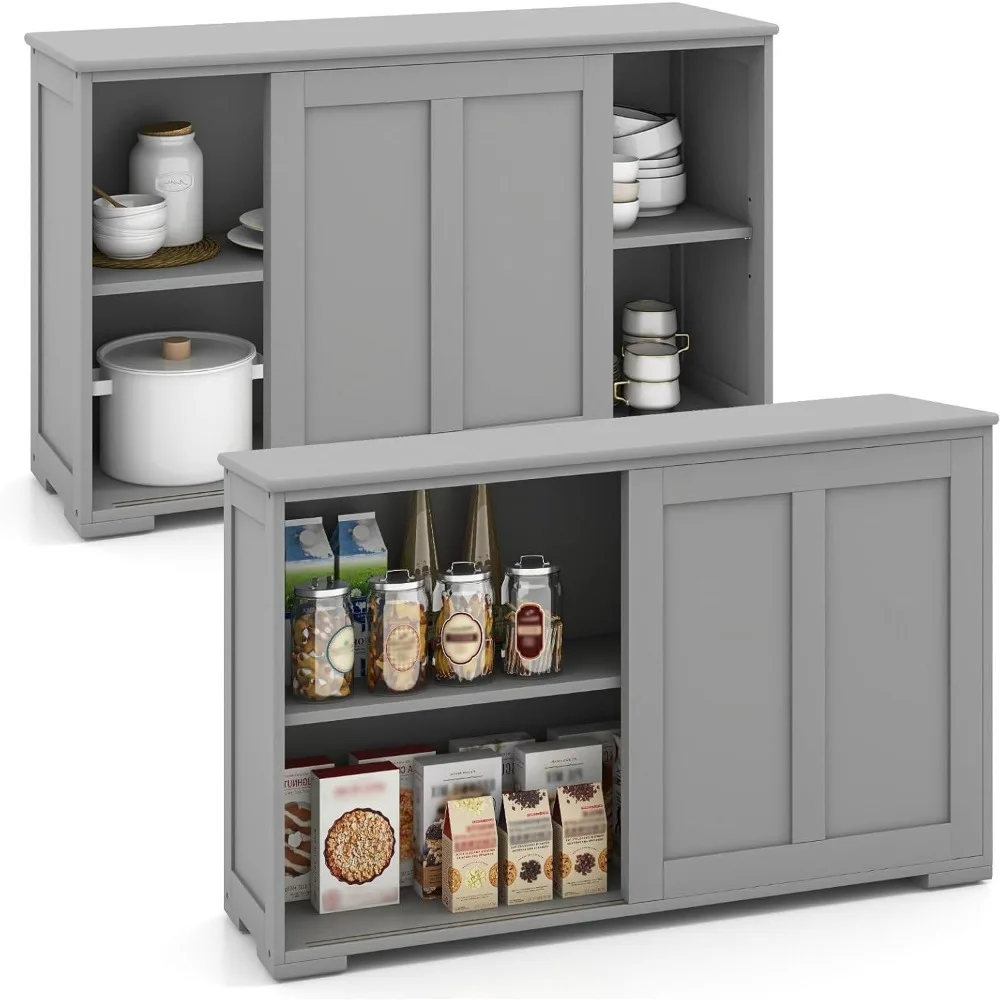 Sideboard Buffet Cabinet with Storage, Three-Position Adjustable Kitchen Storage Cabinet, Wooden Pantry Cabinet Coffee Bar Cabi
Sideboard Buffet Cabinet with Storage, Three-Position Adjustable Kitchen Storage Cabinet, Wooden Pantry Cabinet Coffee Bar Cabi