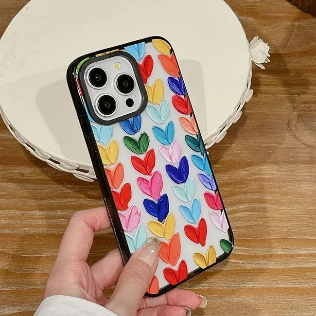Colorful Hearts 2.5 Acrylic Phone Case Cover for iPhone 12 13 14 15 16 Pro Max Case for iPhone 16 Pro Max
Colorful Hearts 2.5 Acrylic Phone Case Cover for iPhone 12 13 14 15 16 Pro Max Case for iPhone 16 Pro Max