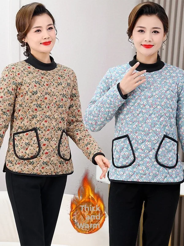 Новая хлопковая куртка с цветочным принтом, повседневное осенне-зимнее пальто для женщин среднего и старшего возраста, с круглым вырезом и длинными рукавами
Новая хлопковая куртка с цветочным принтом, повседневное осенне-зимнее пальто для женщин среднего и старшего возраста, с круглым вырезом и длинными рукавами