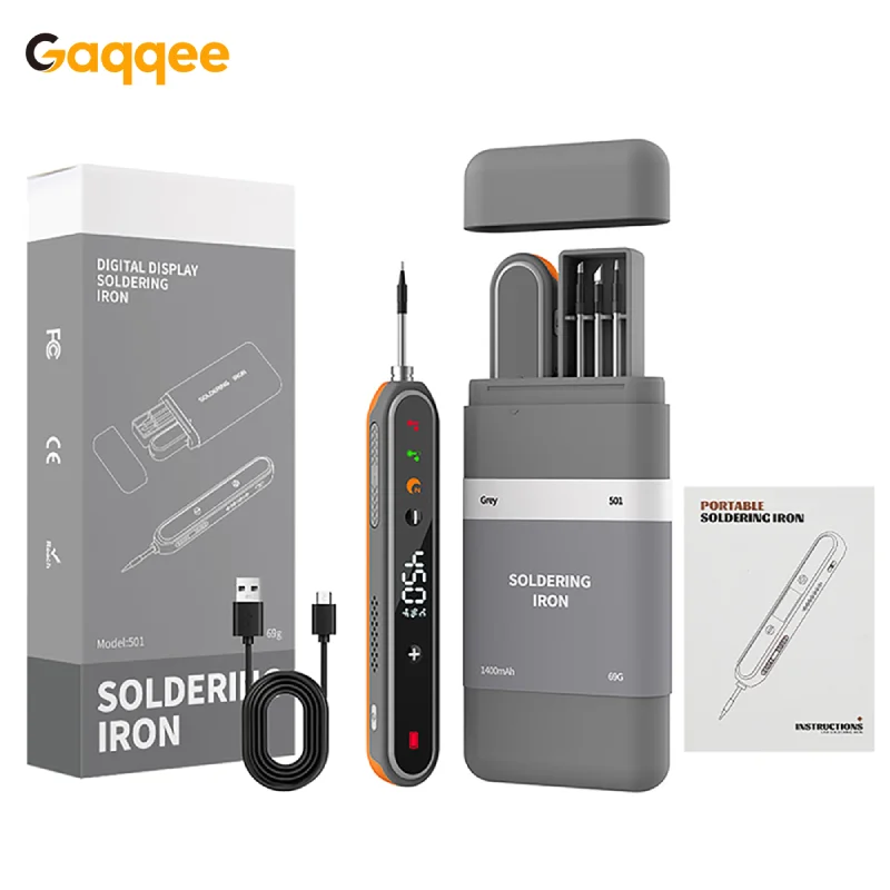 2026 New Digital Soldering Iron 1400mah Long Battery Life PortableTemperature Adjustable Soldering Kit DC5V 3A
2026 New Digital Soldering Iron 1400mah Long Battery Life PortableTemperature Adjustable Soldering Kit DC5V 3A