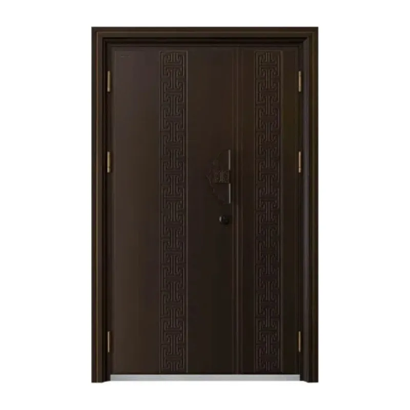 French entrance door Rural self-built house Villa cast aluminum anti-theft household double door
French entrance door Rural self-built house Villa cast aluminum anti-theft household double door