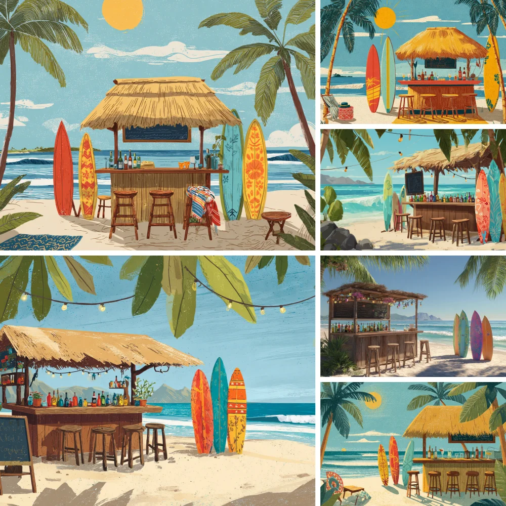 Hawaii Summer Party Photography Background Hawaii Beach Tropical Palm Trees Fruit Watermelon Camping Decoration Background
Hawaii Summer Party Photography Background Hawaii Beach Tropical Palm Trees Fruit Watermelon Camping Decoration Background
