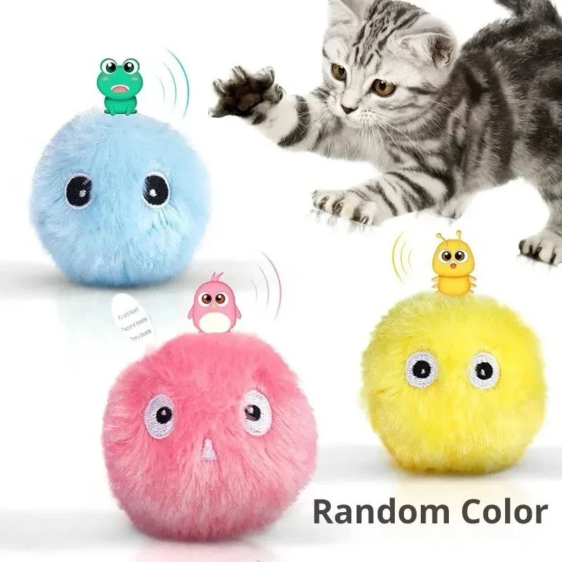 Automatic Cat Toy with Random Barking Sounds, Interactive Plush Ball for Boredom Relief & Exercise, Electric Pet Teaser Gift
Automatic Cat Toy with Random Barking Sounds, Interactive Plush Ball for Boredom Relief & Exercise, Electric Pet Teaser Gift