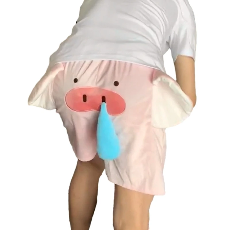 Women Elastic Waist Shorts Men Pig Shorts Funny Animal Pajamas Shorts for Home
Women Elastic Waist Shorts Men Pig Shorts Funny Animal Pajamas Shorts for Home