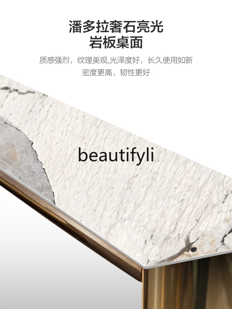 Italian minimalist entrance platform rock slab aisle corridor strip entrance table simple living room entry a16
Italian minimalist entrance platform rock slab aisle corridor strip entrance table simple living room entry a16