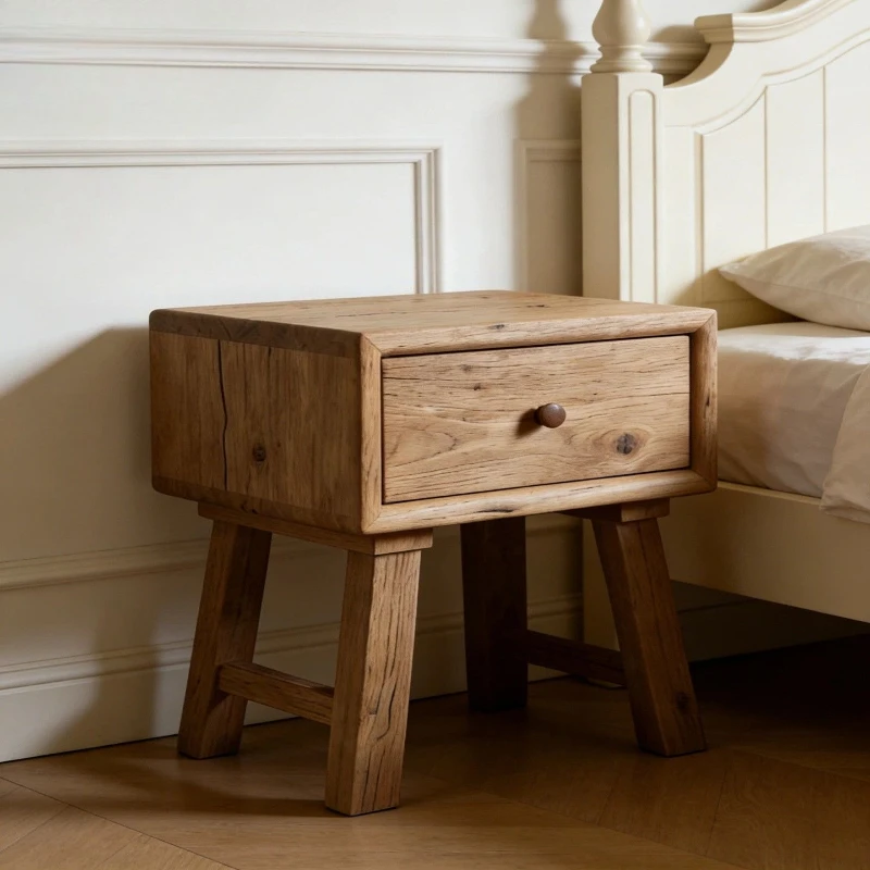 Nordic solid wood retro style bedroom solid wood modern bedside table sofa medieval locker
Nordic solid wood retro style bedroom solid wood modern bedside table sofa medieval locker