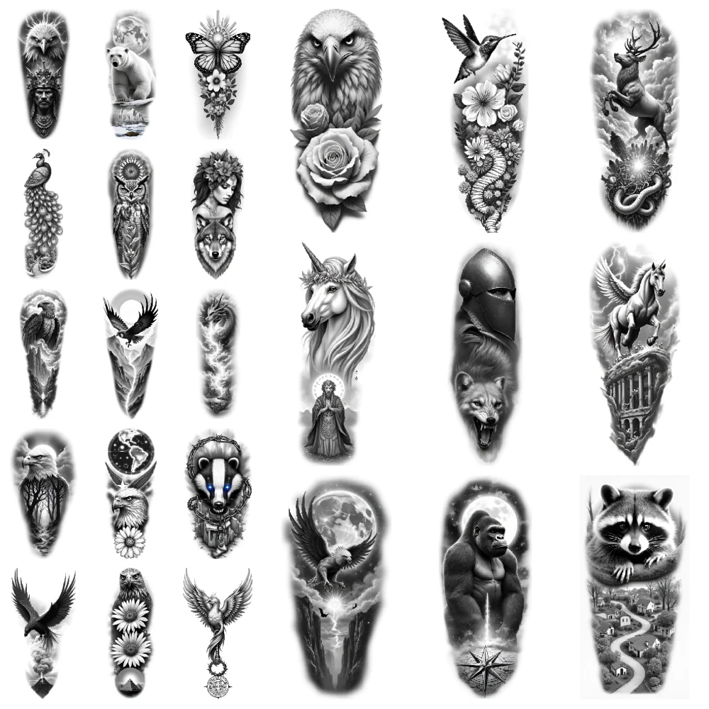 12pcs Temporary Tattoo Unicorn Waterproof Long-lasting Body Stickers Gorilla Butterfly Realistic Temporary Tattoos Phoenix For
12pcs Temporary Tattoo Unicorn Waterproof Long-lasting Body Stickers Gorilla Butterfly Realistic Temporary Tattoos Phoenix For