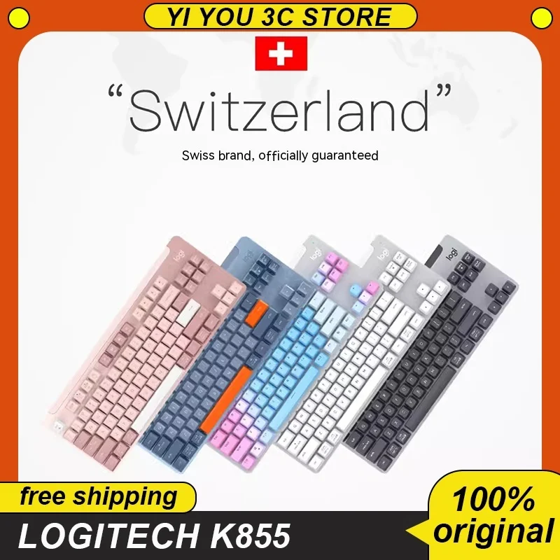 Logitech K855 Mechanical Keyboard 84-key Wireless Bluetooth Layout Red Switch Ttc Multi-platform Multi-devices Portable Gaming
Logitech K855 Mechanical Keyboard 84-key Wireless Bluetooth Layout Red Switch Ttc Multi-platform Multi-devices Portable Gaming