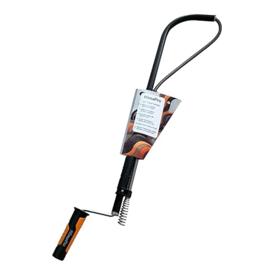 Professional Toilet Auger/Closet Auger, 3 Feet Pipe Snake for Unclogging Toilets
Professional Toilet Auger/Closet Auger, 3 Feet Pipe Snake for Unclogging Toilets