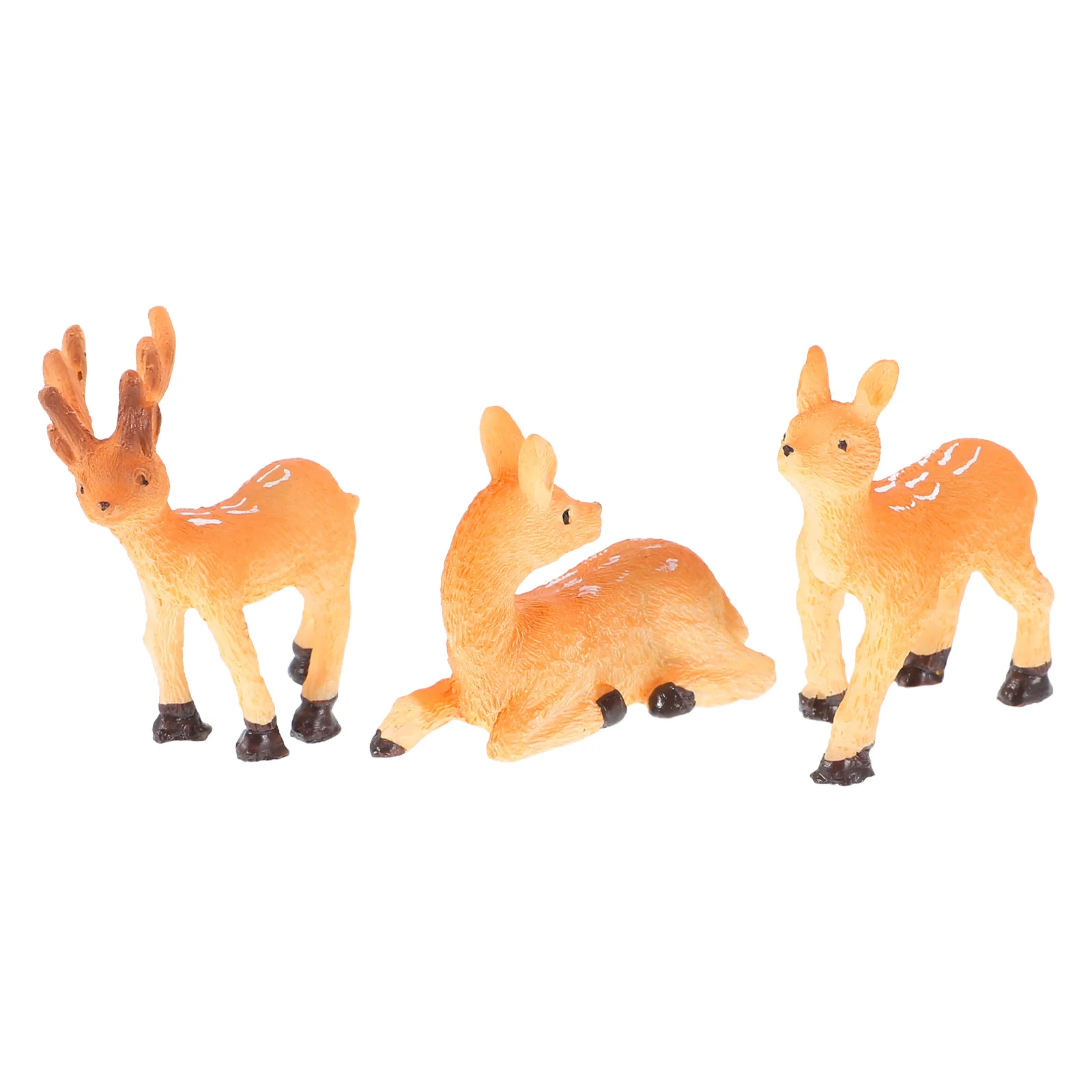 3pcs Miniature Deer Figurine Resin Christmas Deer Sculpture Forest Animal Statue Micro Landscape Holiday Decors
3pcs Miniature Deer Figurine Resin Christmas Deer Sculpture Forest Animal Statue Micro Landscape Holiday Decors
